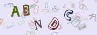 This is a captcha-picture. It is used to prevent mass-access by robots. (see: www.captcha.net)